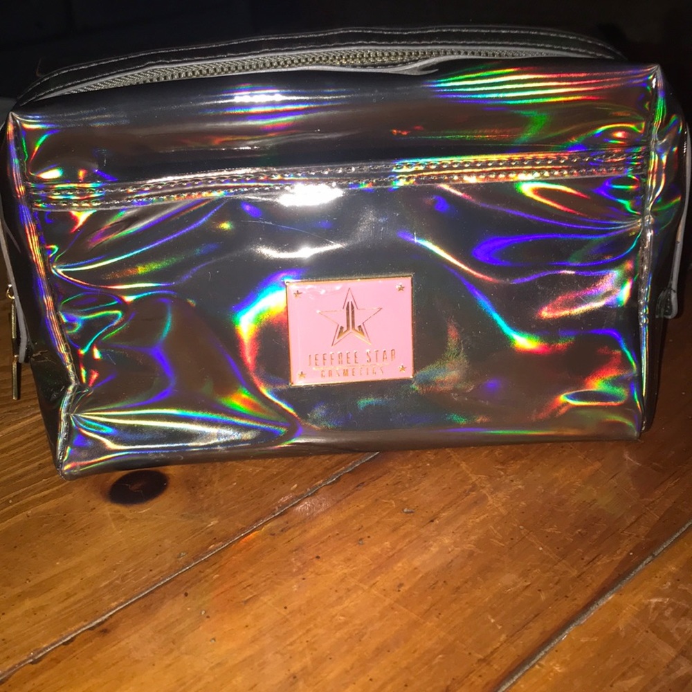 New Jeffree star black holographic bag